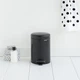Бак для сміття Brabantia Pedal Bin 3 л чорний (113321) - изображение 3