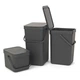 Ведро мусорное Brabantia Sort&Go 6 л черное (109720) - изображение 5