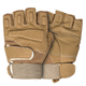 Перчатки тактические короткие Han-Wild HW72 беспалые мужские Sand Khaki M (SK-9876-42470) - изображение 1