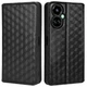 Чохол Deexe Rhombus Book для Tecno Camon 19 Pro (CI8n) - Black - зображення 1