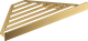 Поличка кутова Hansgrohe AddStoris 14.8 х14.8 x 30.5 см Polished Gold Optic 41741990 - зображення 1