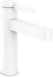 Смеситель для умывальника Hansgrohe Finoris 110 с донным клапаном push-open белый матовый 76020700 - изображение 1