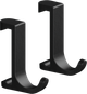 Крючок Hansgrohe WallStoris тонкий 2 штуки 3.9x3.2x1.0 см Matt Black 27929670 - изображение 1