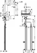 Смеситель для кухни Hansgrohe Aquno Select М81 250 2jet с выдвижным изливом Sbox 73830670 Black Matt - изображение 6