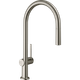 Змішувач Hansgrohe Talis 210 1jet кухонний з витяжним виливом Sbox Stainless Steel 72803800 - зображення 1