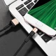 Кабель усиленный нейлоновый HOCO X26 Xpress Micro USB 1m черно золотистый - изображение 3