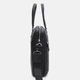 Мужская кожаная сумка Borsa Leather K16613-1-black - изображение 4