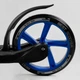 Самокат двухколесный "Best Scooter". С PU колесами, широким велосипедным рулем, новым зажимом руля. Black/Blue (105382) - изображение 4