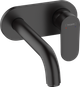 Зовнішня частина змішувача hansgrohe Vernis Blend для раковини, 71576670 чорний матовий - зображення 1