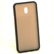 Чехол Matteframe для Xiaomi Redmi 8A бампер матовый противоударный черный - изображение 1