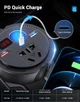 Автомобільний Інвертор Glass 09-C (Стакан) 12v-220v 150W Ватт Перетворювач струму для Машини, Автомобіля Авто, A1-Tech - зображення 4