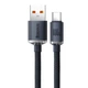 Кабель Baseus Crystal Shine Series Fast Charging Data Cable USB to Type-C 100W 1.2 м Black (CAJY000401) - зображення 2