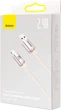 Кабель Baseus Crystal Shine Series Fast Charging Data Cable USB to iP 2.4A 1.2 м Pink (CAJY001104) - зображення 8