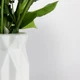 Ваза для квітів пластикова МВМ MY HOME 18 см Біла (DH-FLOWERS-01 WHITE) - зображення 5