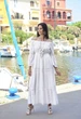 Пляжное платье с длинными рукавами Fresh Cotton 2513 F-1C 44(M) Белый - изображение 1