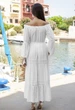 Пляжное платье с длинными рукавами Fresh Cotton 2513 F-1C 44(M) Белый - изображение 3