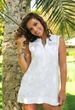 Короткая туника для пляжа с вышивкой Fresh Cotton 305 F-1c 48(XL) Белый - изображение 1