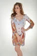 Пляжная короткая туника с длинным рукавом Iconique KA 3105 44(M) Белый - изображение 3
