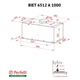 Вытяжка Perfelli BIET 6512 A 1000 BL LED - изображение 5