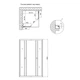 Душова кабіна Lidz Wawel SC80x80.SAT.LOW.GR, скло тоноване 4 мм без піддона - зображення 2