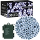 Гирлянда на батарейках Springos 5 м 50 LED CL4028 Cold White - изображение 1