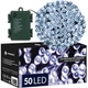 Гирлянда на батарейках Springos 5 м 50 LED CL4028 Cold White - изображение 3