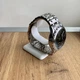 Мужские часы металлические Skmei с датой Серебристый/Чёрный (z002-2) - изображение 3