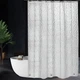 Шторка для ванной водонепроницаемая Bathlux 180 x 180 см люкс качество с железными кольцами, Прозрачная - изображение 1