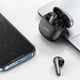Беспроводные наушники Bluetooth гарнитура с микрофоном USAMS TWS Earbuds XH09 |BT5.1, 35/300mAh, 5.5h|black - изображение 6