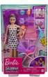 Кукла Барби Скиппер Няня с коляской и пупсом Barbie Skipper Babysitters Inc. Playset with Brunette Doll, Stroller, Baby (GXT34) - изображение 5