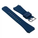 Силиконовый ремешок Watchbands для Samsung Gear S3 / Samsung Galaxy Watch 46mm Silver - синий (WB001DARKBLUE) - изображение 3
