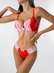 Комплект Lise Marie Papillon Бюстгальтер Push-Up и Слипы 2175 Красный 70D/S (16985) - изображение 1