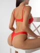 Комплект Lise Marie Papillon Бюстгальтер Push-Up и Стринги 2175 Красный 80В/L (16980) - изображение 6