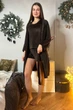 Комплект піжама + халат MiaNaGreen Кш1550ш XL Коричневий - зображення 3