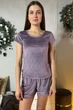 Комплект пижама + халат MiaNaGreen Кл1550ш XS Лавандовый - изображение 2