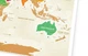 Скретч-карта 1DEA.me "Travel map Gold world" ukr (80*60см) - изображение 2