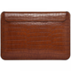 Кожанный чехол WIWU Skin Croco Geniunie Leather Sleeve Series for MacBook 14" [2021], Brown - изображение 1