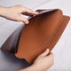 Кожанный чехол WIWU Skin Croco Geniunie Leather Sleeve Series for MacBook 14" [2021], Brown - изображение 6