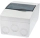 Розподільний щит IDE Combi 1x4 модулів IP40 з шинами N та PE 228x120x99 мм (BV4PT/RR) - зображення 2