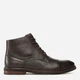 Botki męskie skórzane sznurowane Gino Rossi 121AM0180 41 27.6 cm Brązowe (5904862376523) - obraz 1