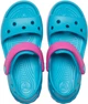 Детские сандалии (босоножки) Crocs Crocband Sandal Kids 32 темно-бирюзовый/розовый 12856 - изображение 4
