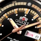 Мужские наручные часы Orient RA-AA0E06B19B Коричневые с золотистым/черным - изображение 3