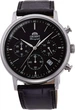 Чоловічий годинник із кварцовим хронографом Orient RA-KV0404B10B Чорний із сріблястим - зображення 2