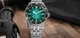 Мужские часы с сапфировым стеклом Orient RE-AU0602E00B Зеленые с серебристым - изображение 6