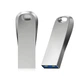 USB флешка металл Flash Drive 128 гб 2.0 ABC Серебро - изображение 2