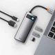 USB-хаб Baseus Metal Gleam Series 5-in-1 Multifunctional （Type-C to HDMI*1+USB3.0*3+PD*1) (CAHUB-CX0G) - изображение 6