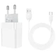Мережевий зарядний пристрій з кабелем BOROFONE BA47A Mighty speed single port QC3.0 3A + Type-C cable 18W White (6931474728319) - изображение 5