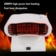 Тепловентилятор поворотный 90° RAF Fan Heater 2000W до 22 кв.м Обогреватель электрический, 3 режима Белый - изображение 6