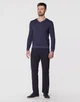 Пуловер Pierre Cardin из серии Royal Blend в синем цвете - размер 24/48 (S)(82536/3102/55221) - изображение 9
