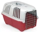 Переноска для собак и кошек MPS Pratiko 3 Metal 60 х 40 х 38 см до 24 кг Красная (8022967066655) - изображение 1